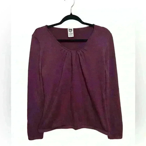 REI WOMEN'S Size Medium COOLMAX LONG-SLEEVED SWEATER FITNESS ACTIVE CASUAL - Picture 2 of 5
